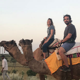 camel safari in rajasthan