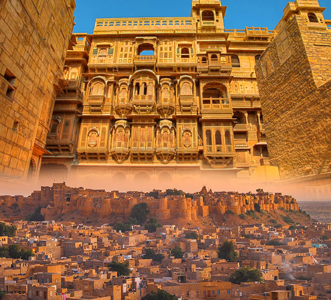 golden fort at Jaisalmer